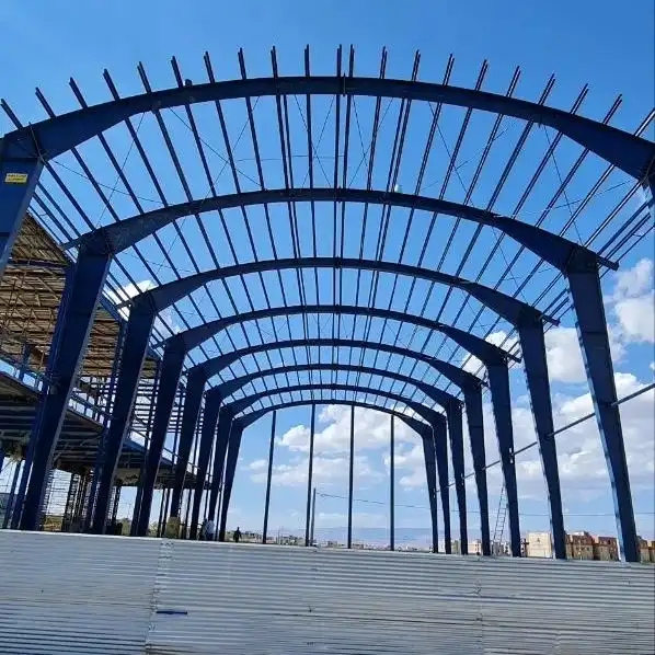 پوشش سقف سالن هلالی