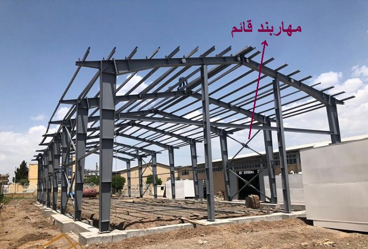 مهاربند اصلی در سوله- قیمت ، هزینه طراحی و اجرای پوشش سقف و سوله سبک و سنگین صنعتی (دامداری ، کشاورزی، کارگاهی ، انبار ) + مشاوره مراحل و روش نصب و پیاده سازی